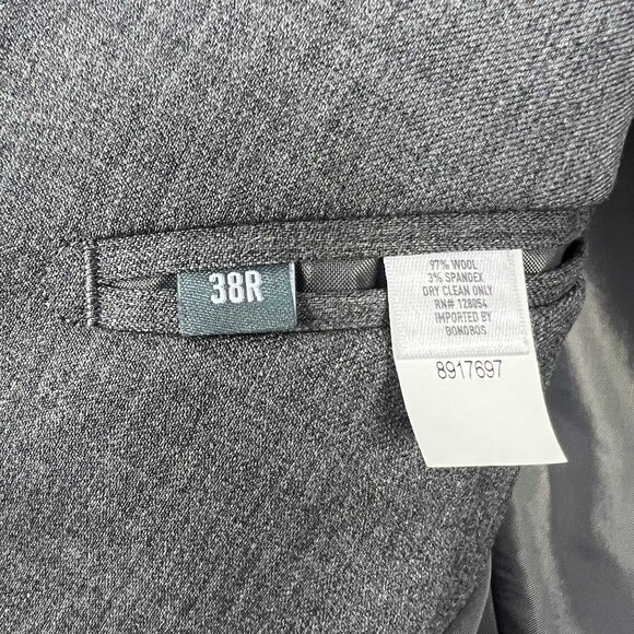 Bonobos Jetsetter stretch wool blazer gray slim fit - Picture 7 of 8